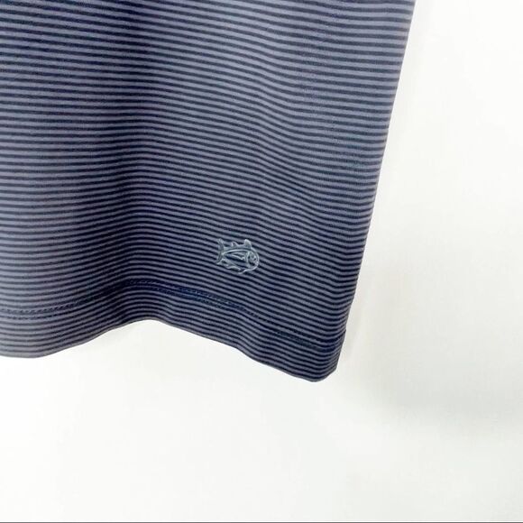 Southern Tides Striped Spandex Stretch Knit Ruffled Short Sleeve Dress  XS #KK - Picture 6 of 9